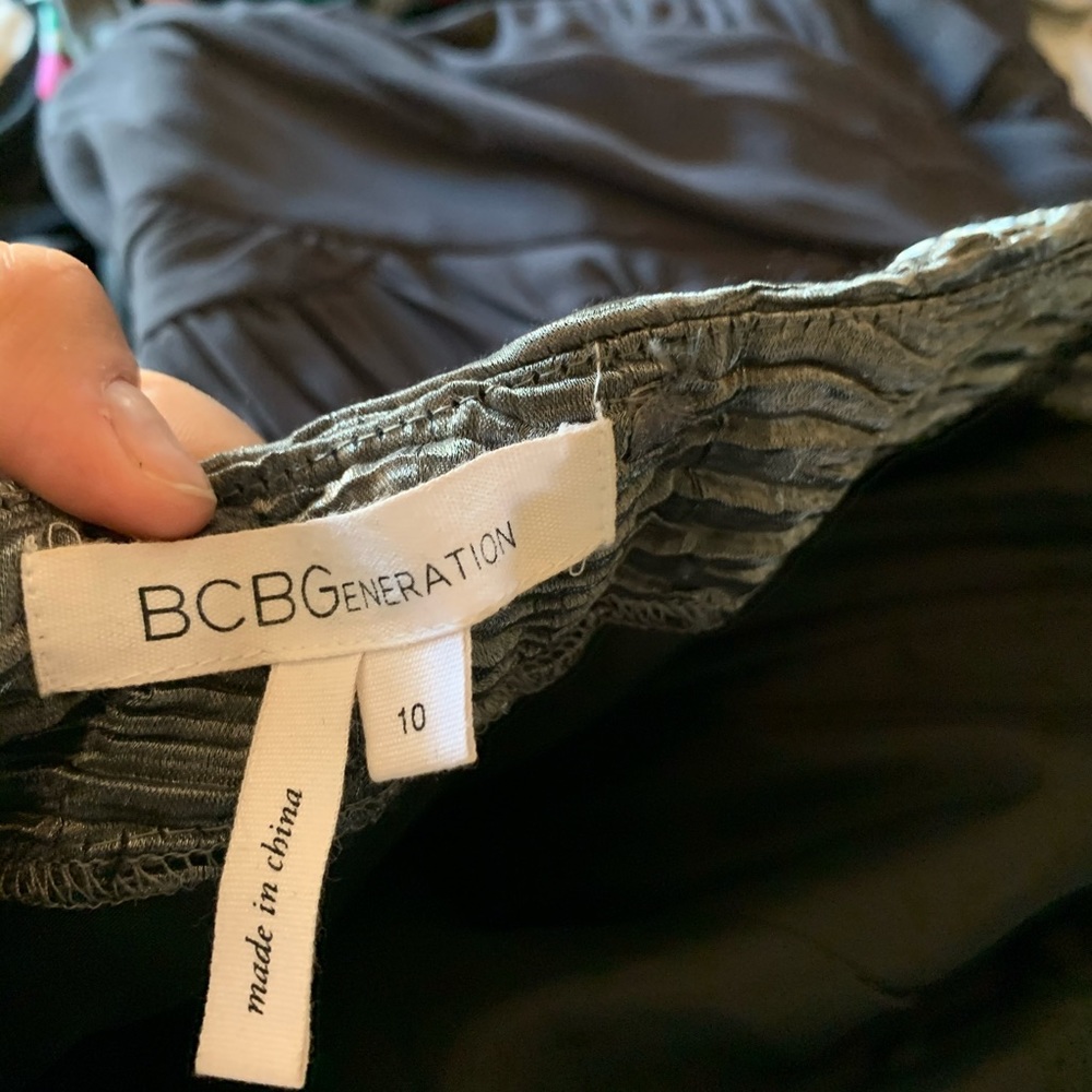 Gray Bcbg Generation Strapless Mini Dress - image 4